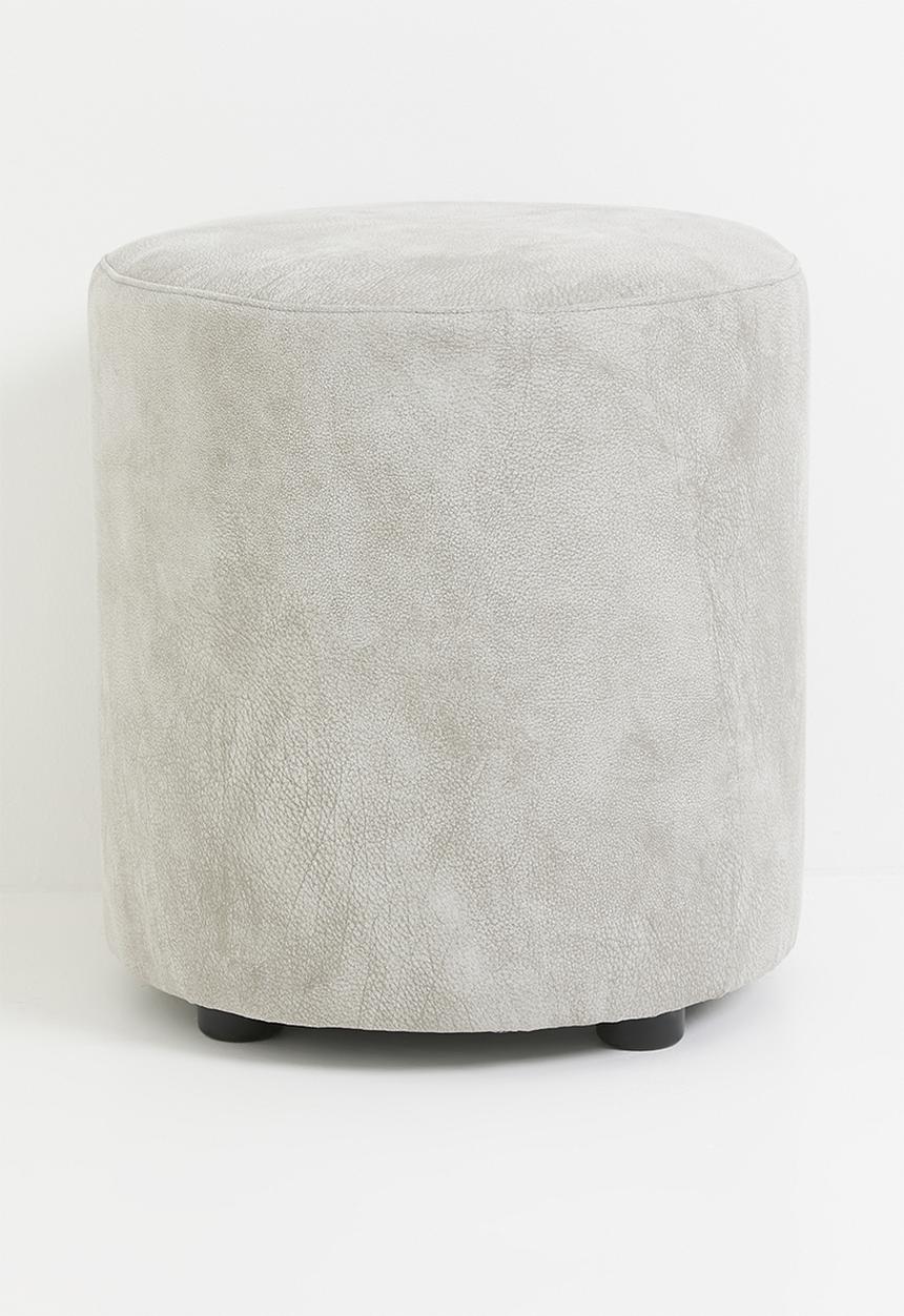 Sixth Floor - Quaid small ottoman - Dakar stone
