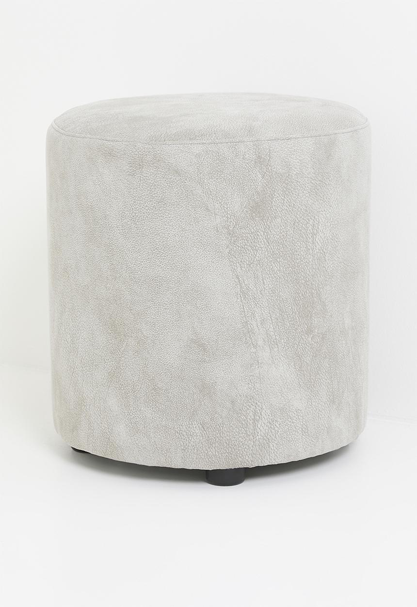Sixth Floor - Quaid small ottoman - Dakar stone