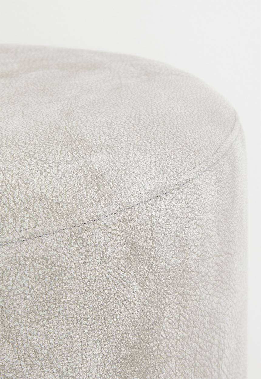 Sixth Floor - Quaid small ottoman - Dakar stone