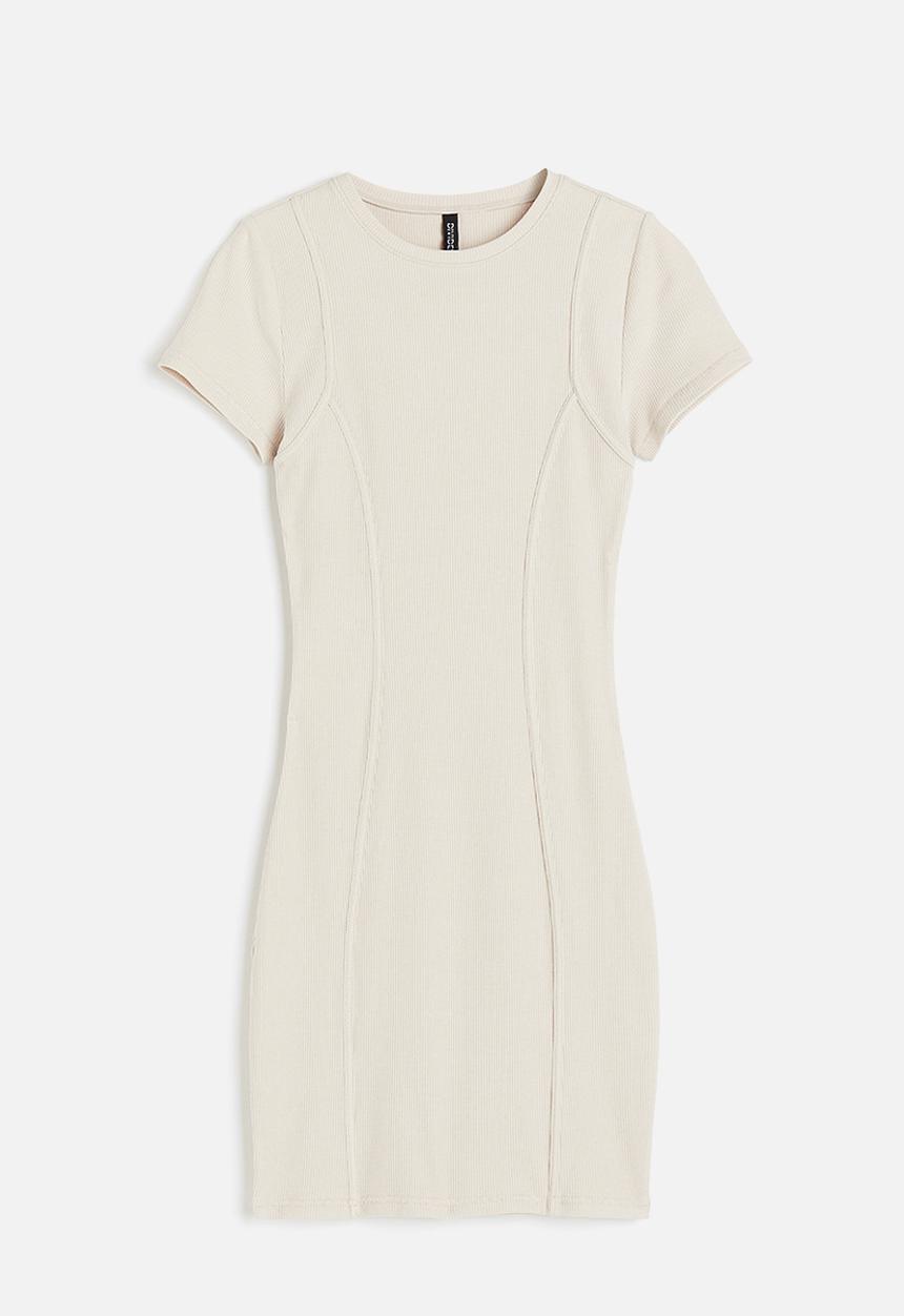 H&M - Bodycon dress - light beige