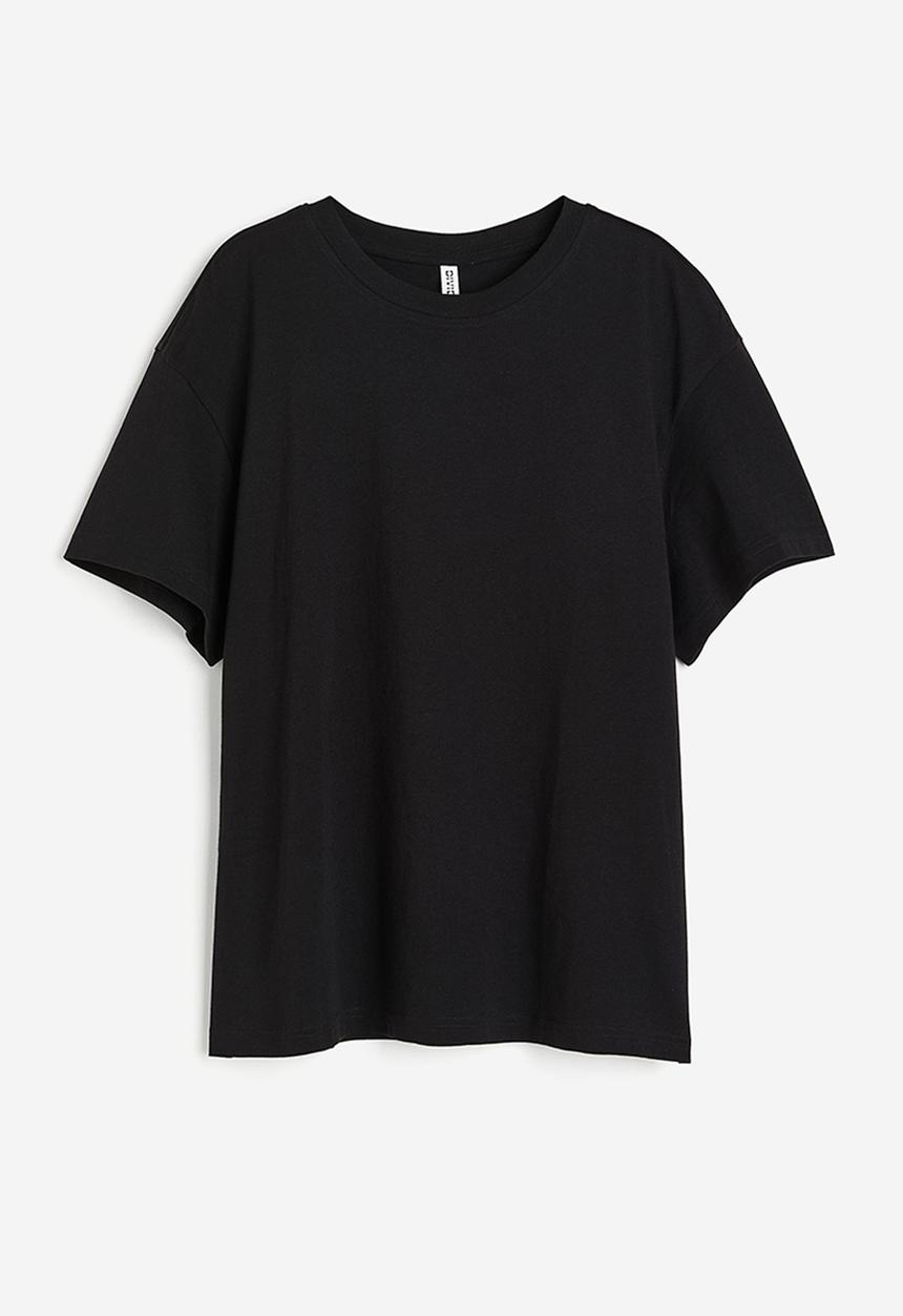 H&M - Oversized T-shirt - black