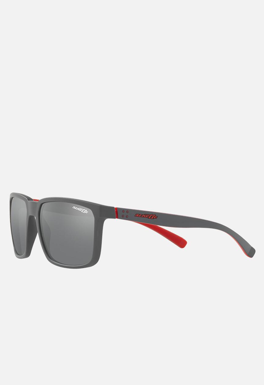 Arnette - Stripe grey mirror silver 58mm  - matte grey