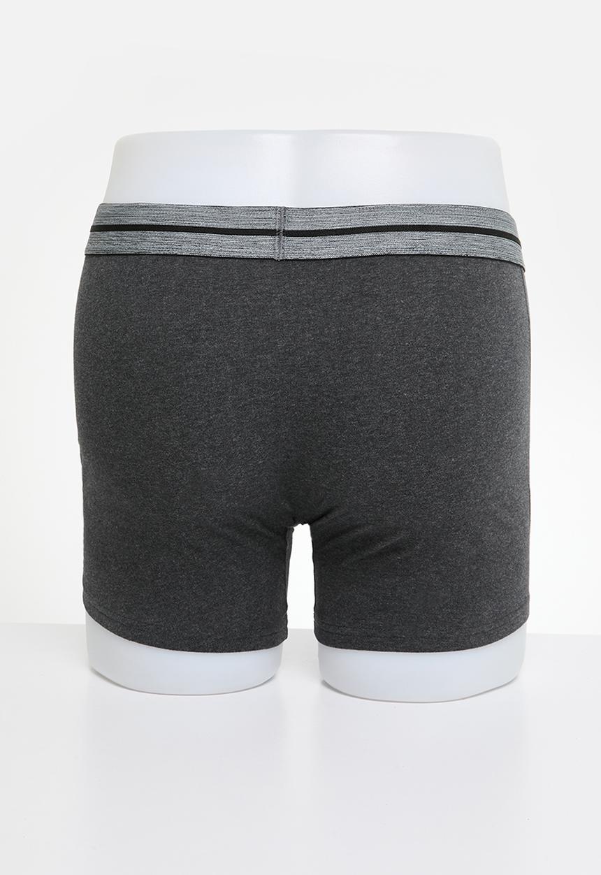 Superdry. - Boxer 3-Pack - raven black marl