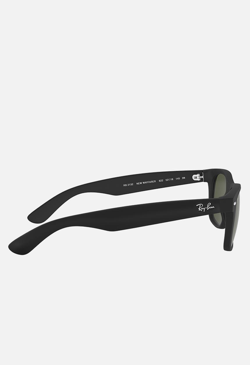 Ray-Ban - New wayfarer sunglasses 55mm - crystal - green & black 