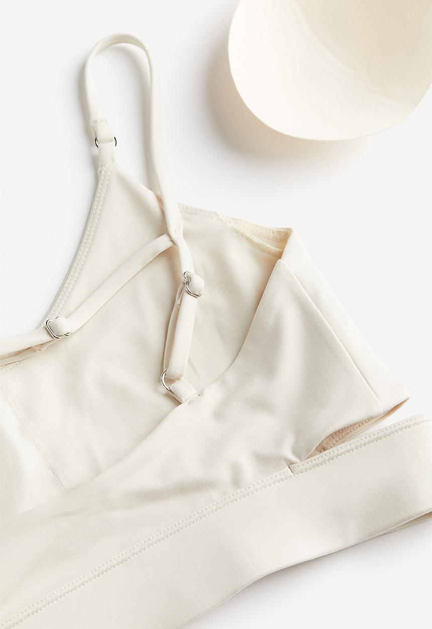 H&M - Softmove™ light support sports bra - cream