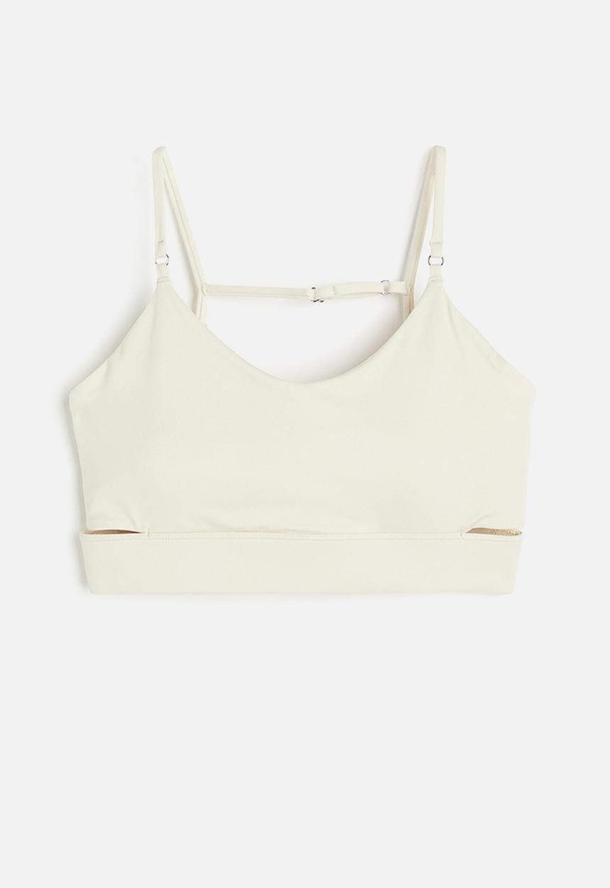 H&M - Softmove™ light support sports bra - cream