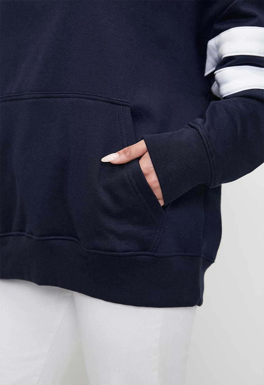 Superbalist - Copenhagen printed hoodie - navy 