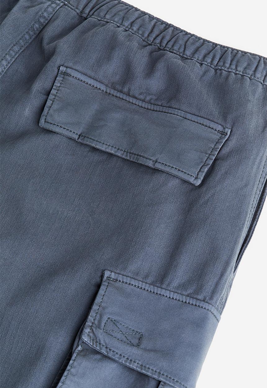 H&M - Loose fit cargo trousers - dark blue