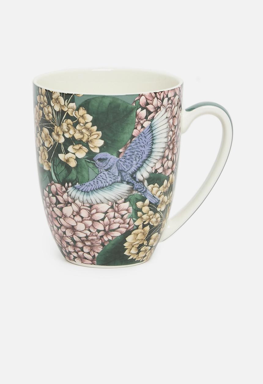 Maxwell & Williams - Reminisce Coupe Mug Floral 420ML Set of 6 - Multi