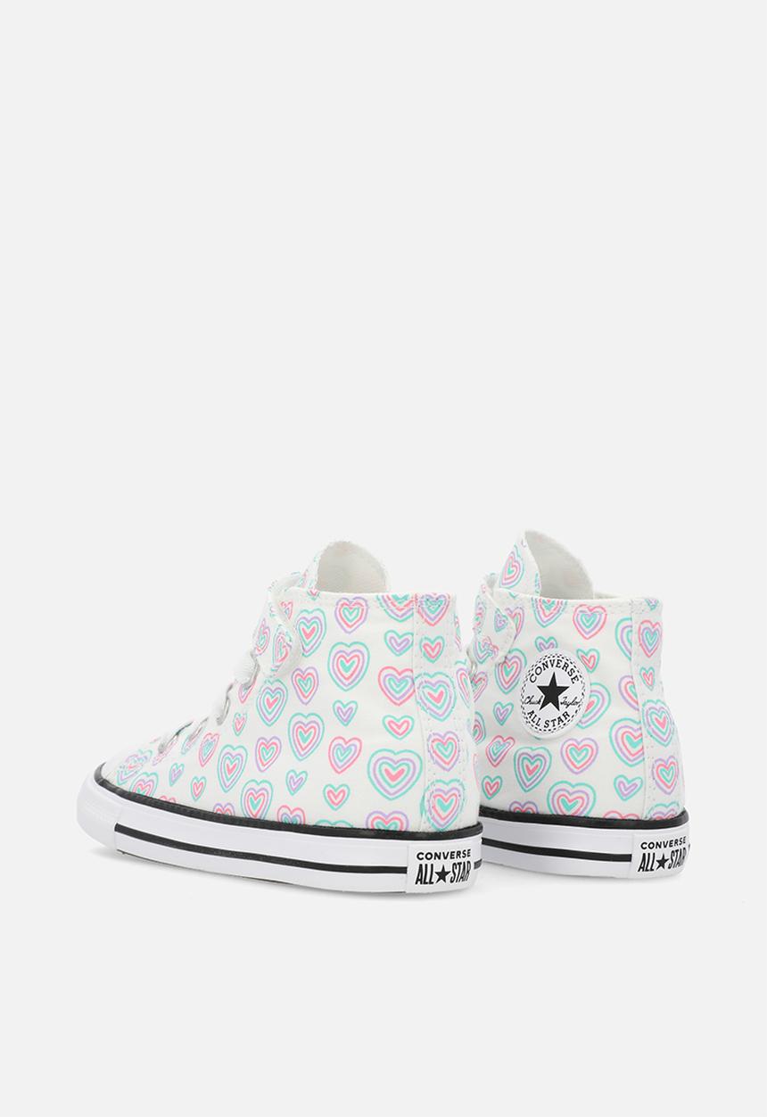 Converse - Chuck taylor all star hearts easy-on - white/oops pink/white
