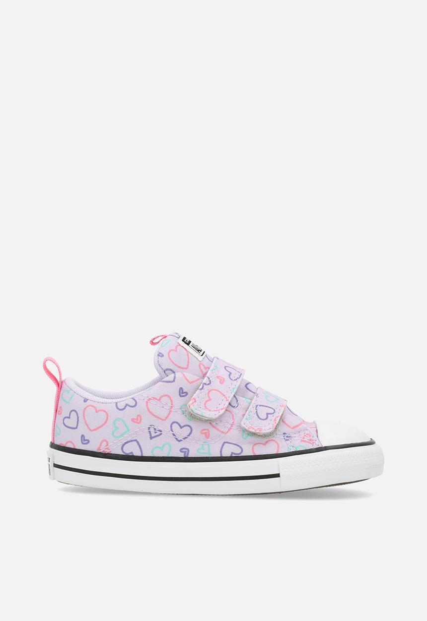 Converse - Chuck taylor all star hearts easy-on - vapor violet/oops pink/ white