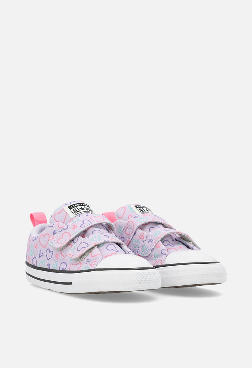 Converse - Chuck taylor all star hearts easy-on - vapor violet/oops pink/ white