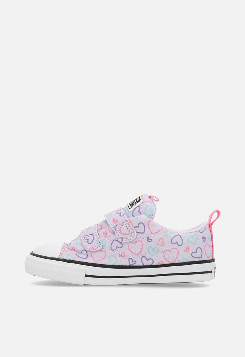 Converse - Chuck taylor all star hearts easy-on - vapor violet/oops pink/ white
