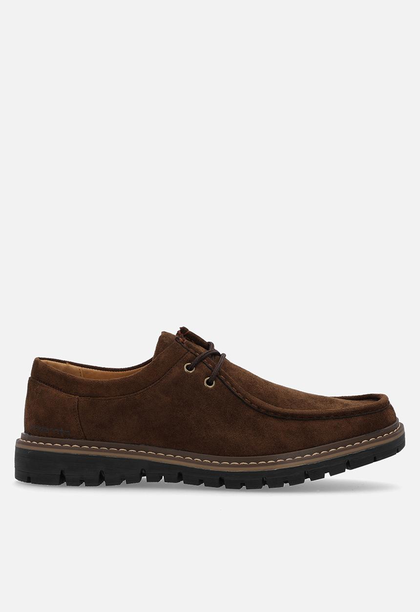 MAZERATA - Raymond 1 faux suede - chocolate