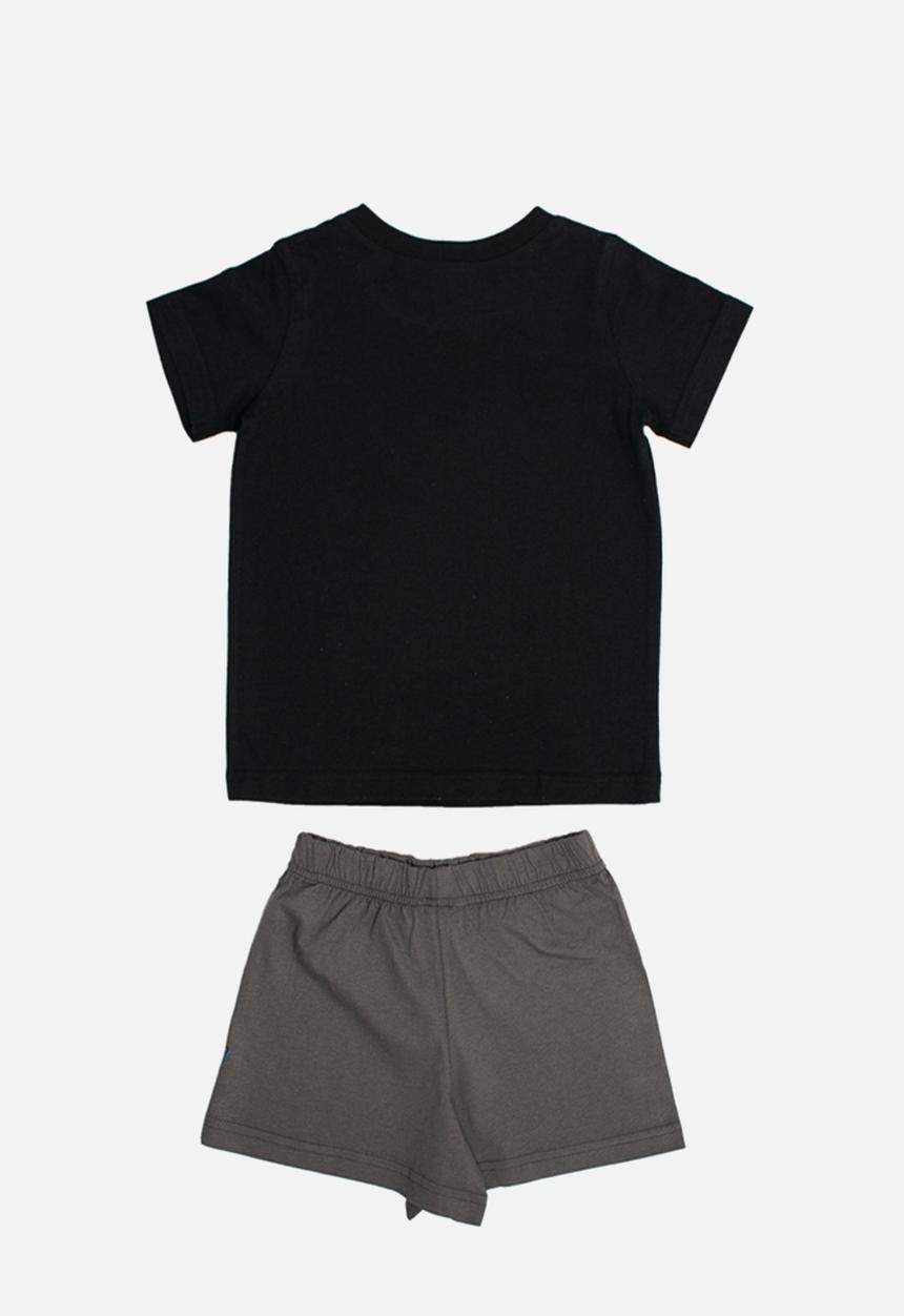 Character Group - Superman short sleeve pj set - black