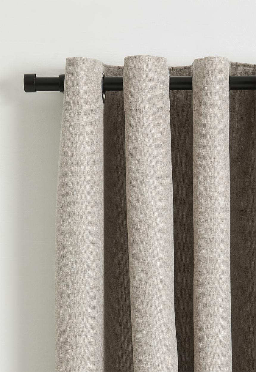 Design Collection - Blockout eyelet curtain - Stone