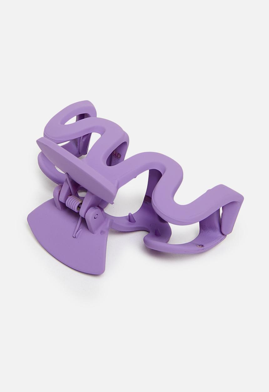 Me&B - Floral Claw Clip - Lilac