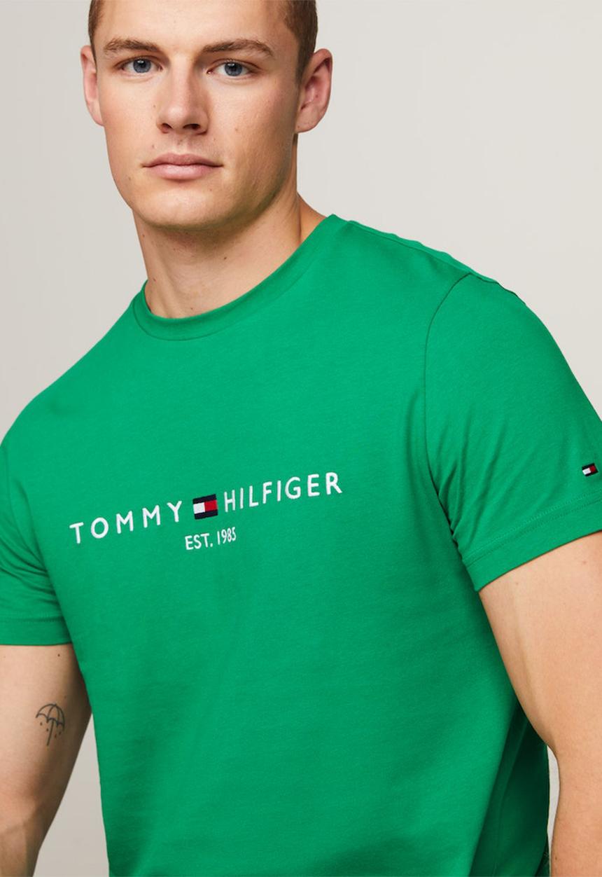 Tommy Hilfiger - TOMMY Logo Tee - Olympic Green