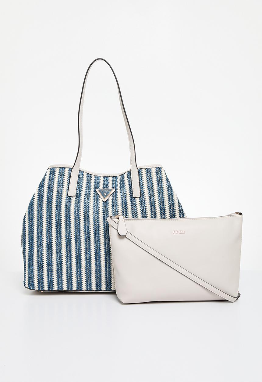 GUESS - Vikky ii large 2 in 1 tote - slate multi