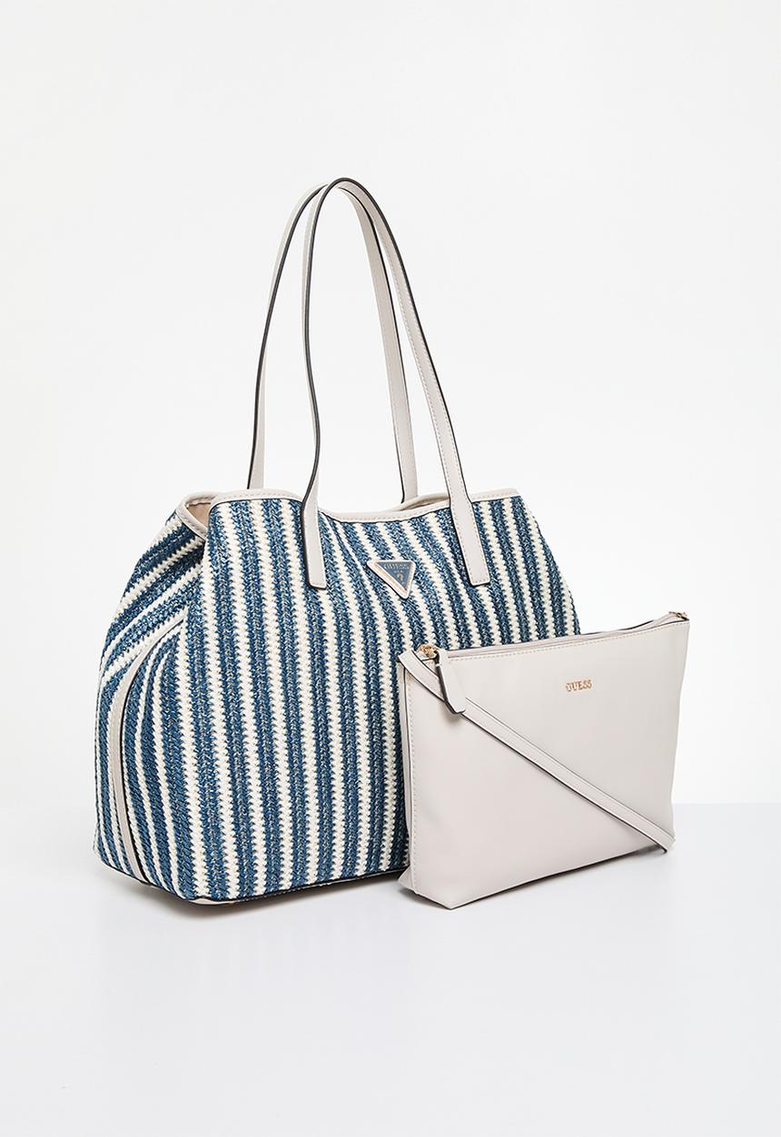 GUESS - Vikky ii large 2 in 1 tote - slate multi