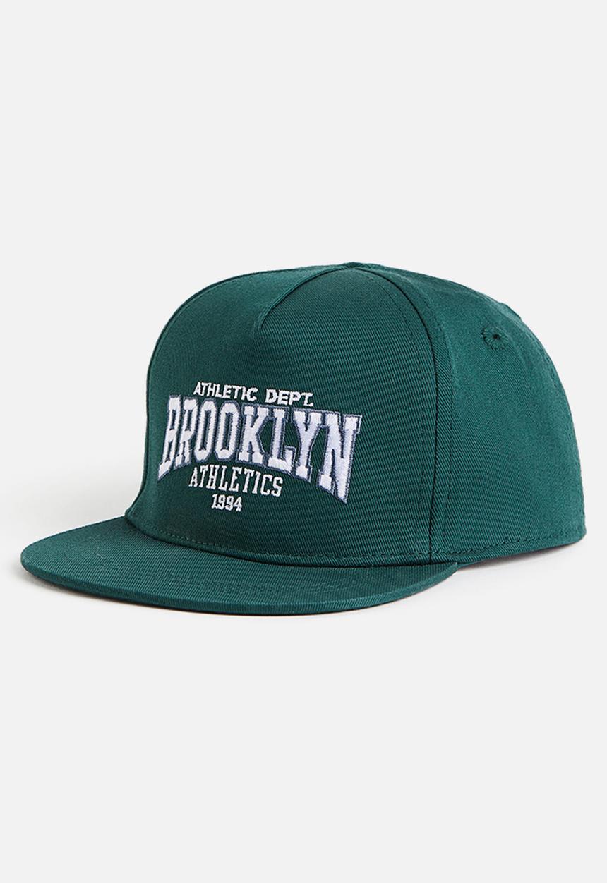 H&M - Twill cap - Dark green Brooklyn Athletics