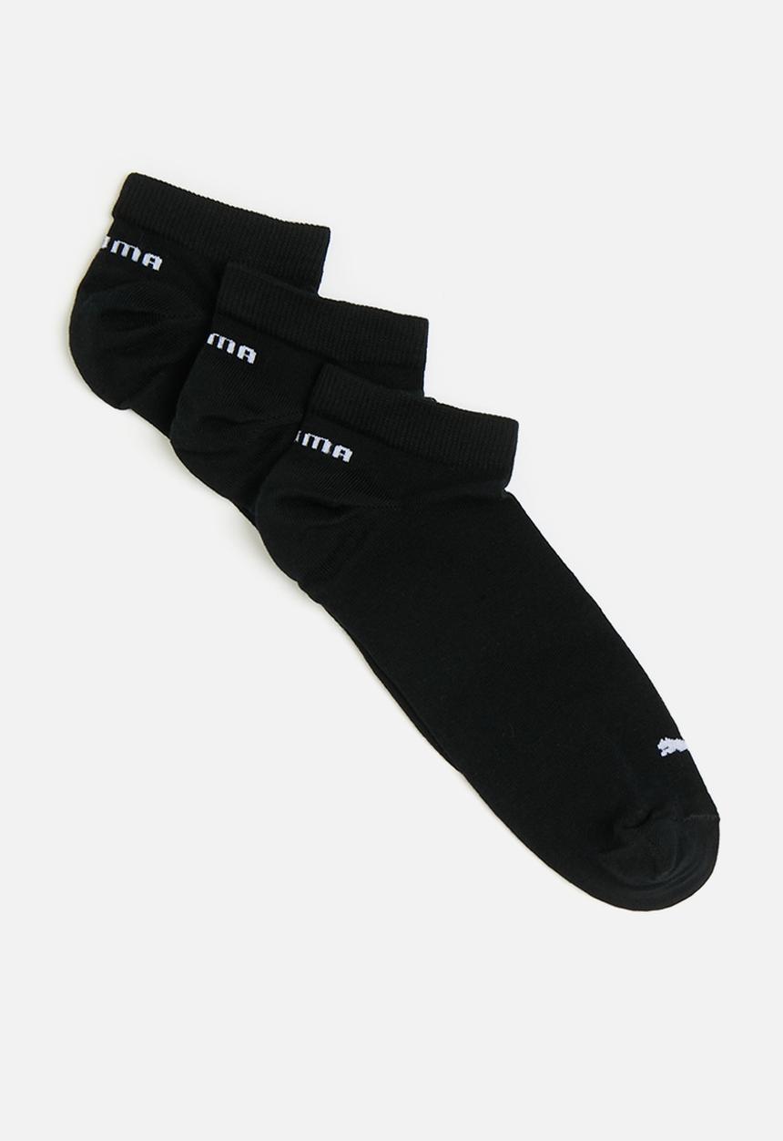 PUMA - Mens 3 Pack No.2 Logo Mid Calf Socks - Black