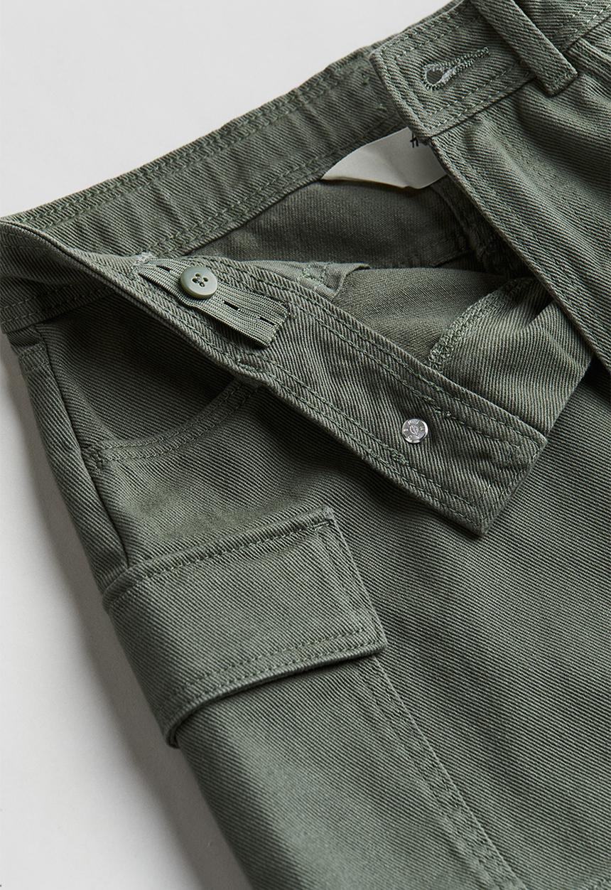 H&M - Cargo skirt - khaki green