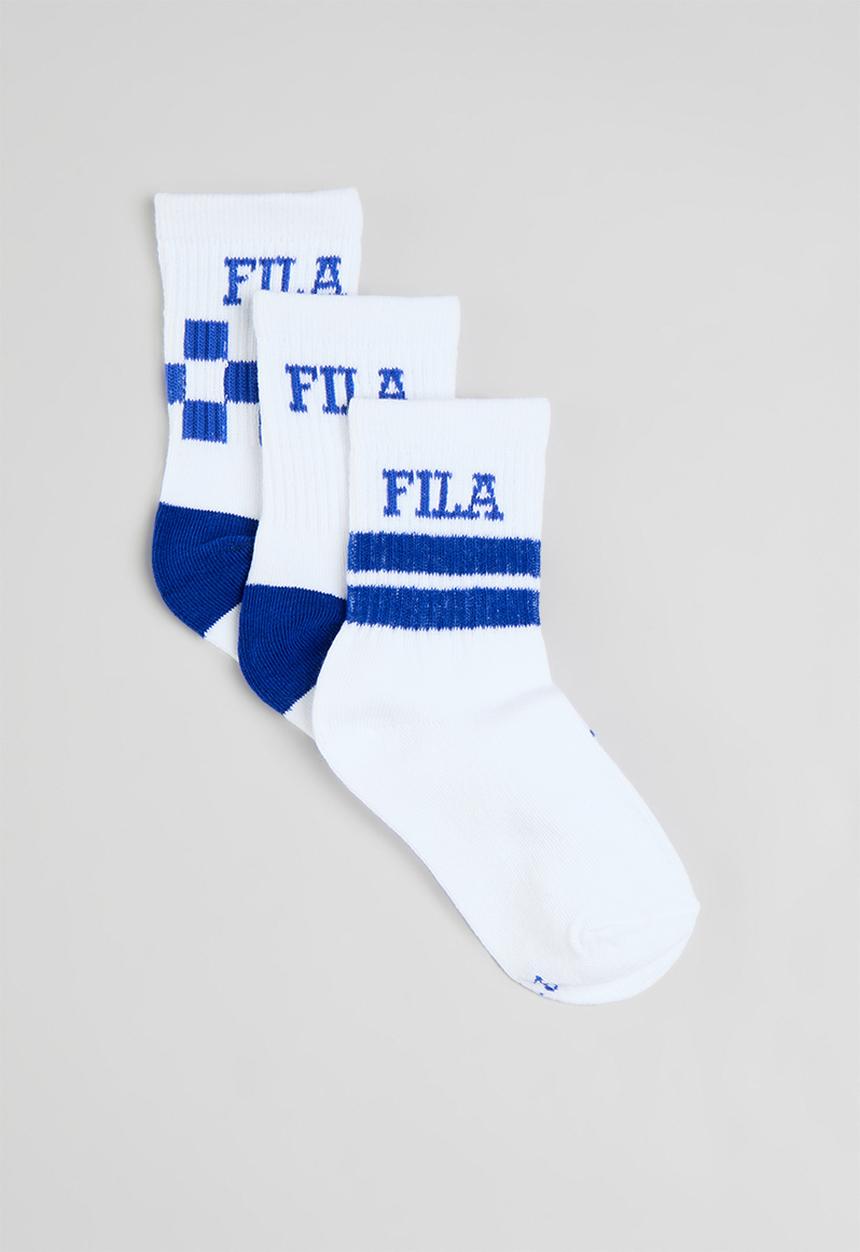 FILA - Forest Three Quarter Sock - White