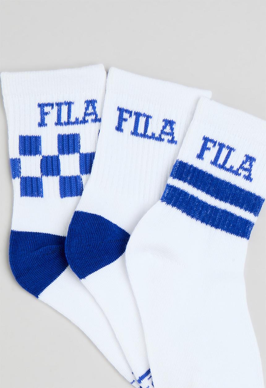 FILA - Forest Three Quarter Sock - White