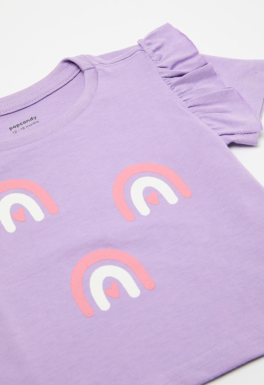 Pop Candy - Tee & short set - lilac