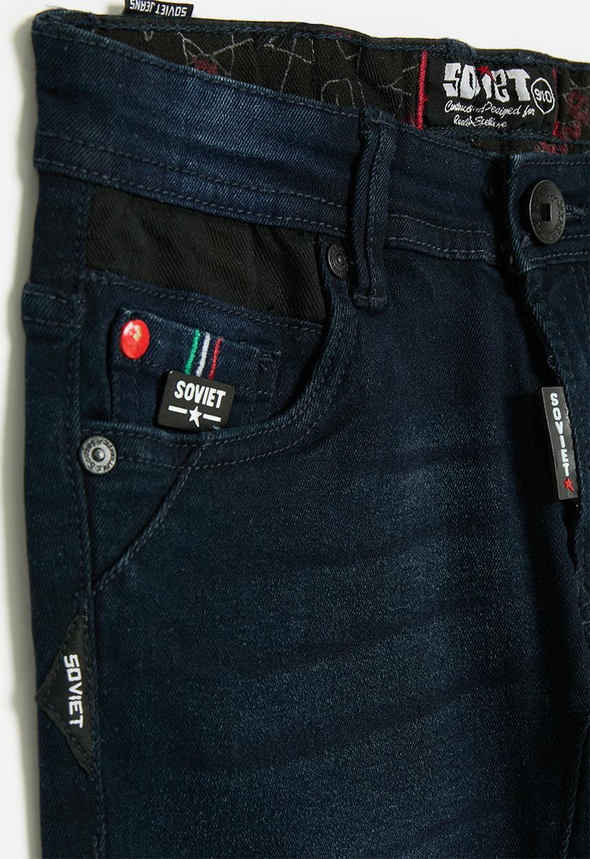 SOVIET - Boys denim short - indigo