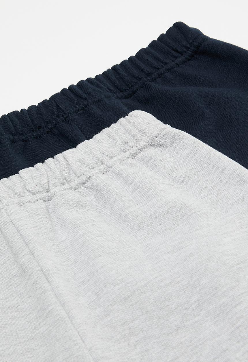 Pop Candy - 2 Pack shorts-grey & navy