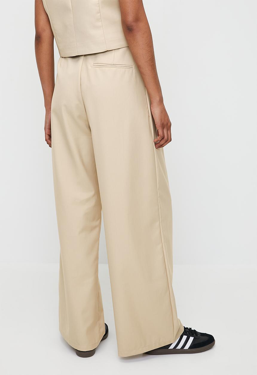 Superbalist - Co-ord midrise wide leg - neutral
