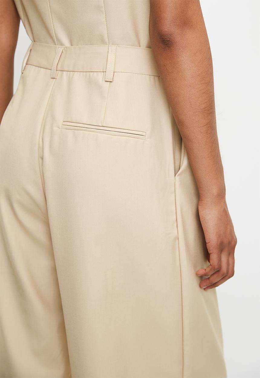 Superbalist - Co-ord midrise wide leg - neutral