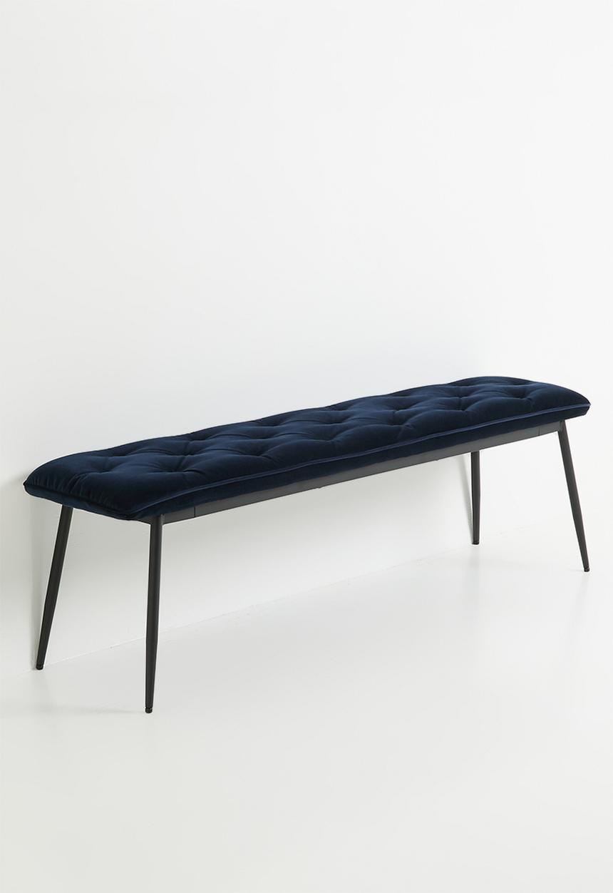 Sixth Floor - Brooke bench - midnight blue