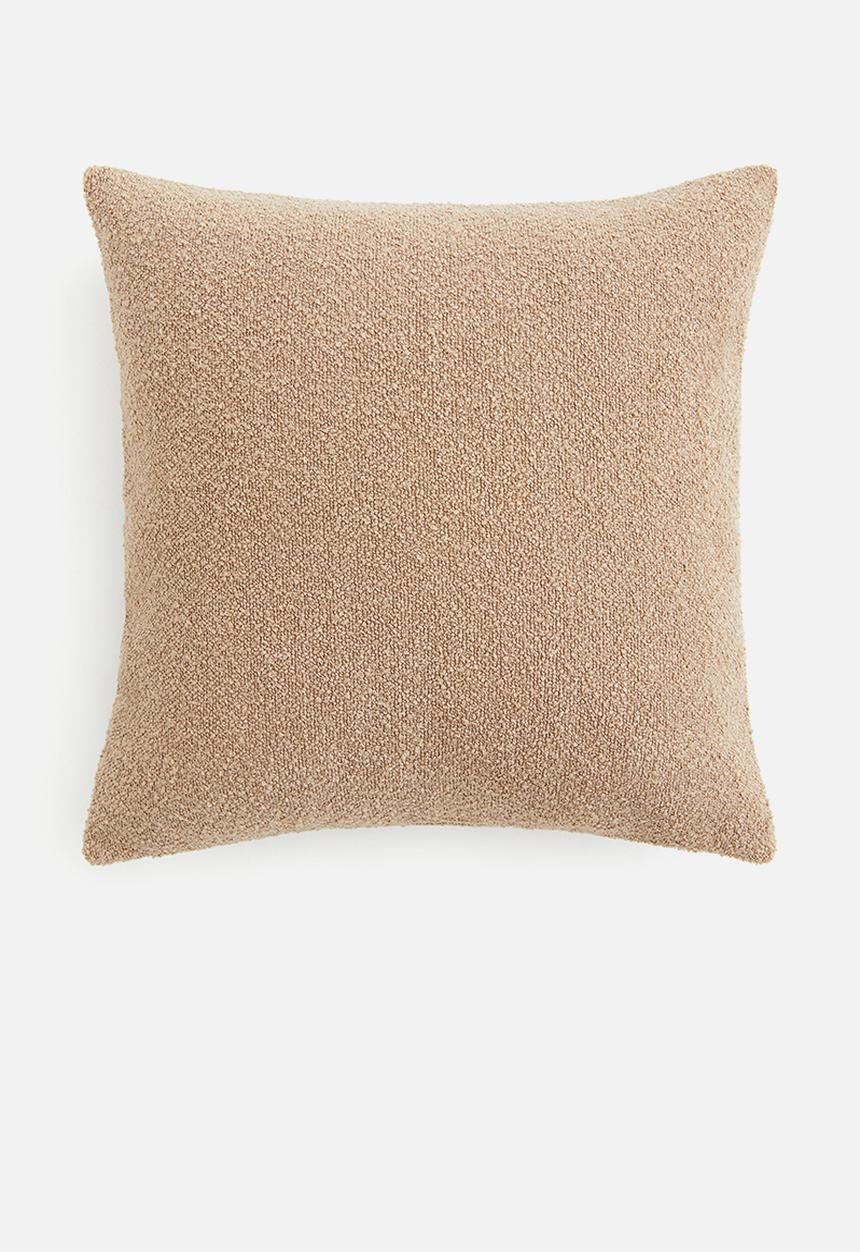 H&M - Bouclé cushion cover - beige