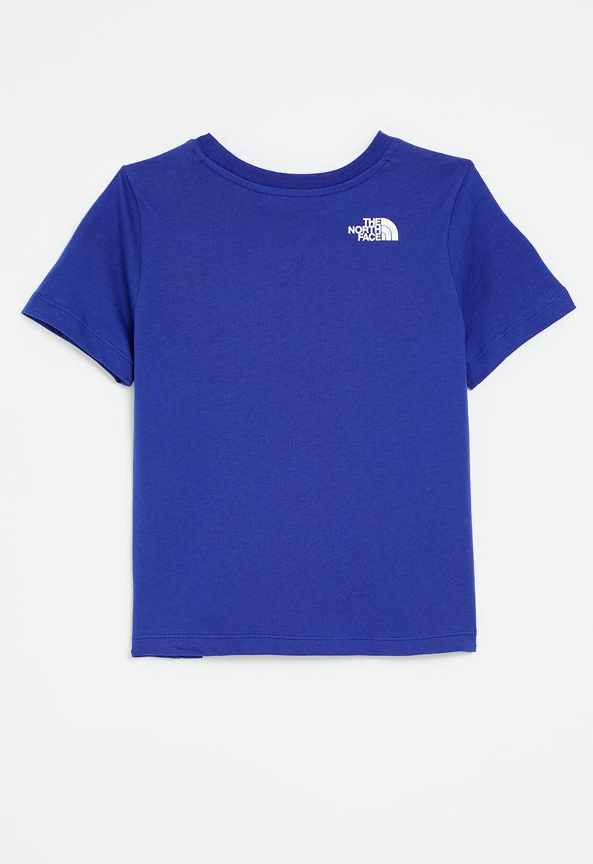 The North Face - Kid Trail Map Graphic Short Sleeve Tee - Blue