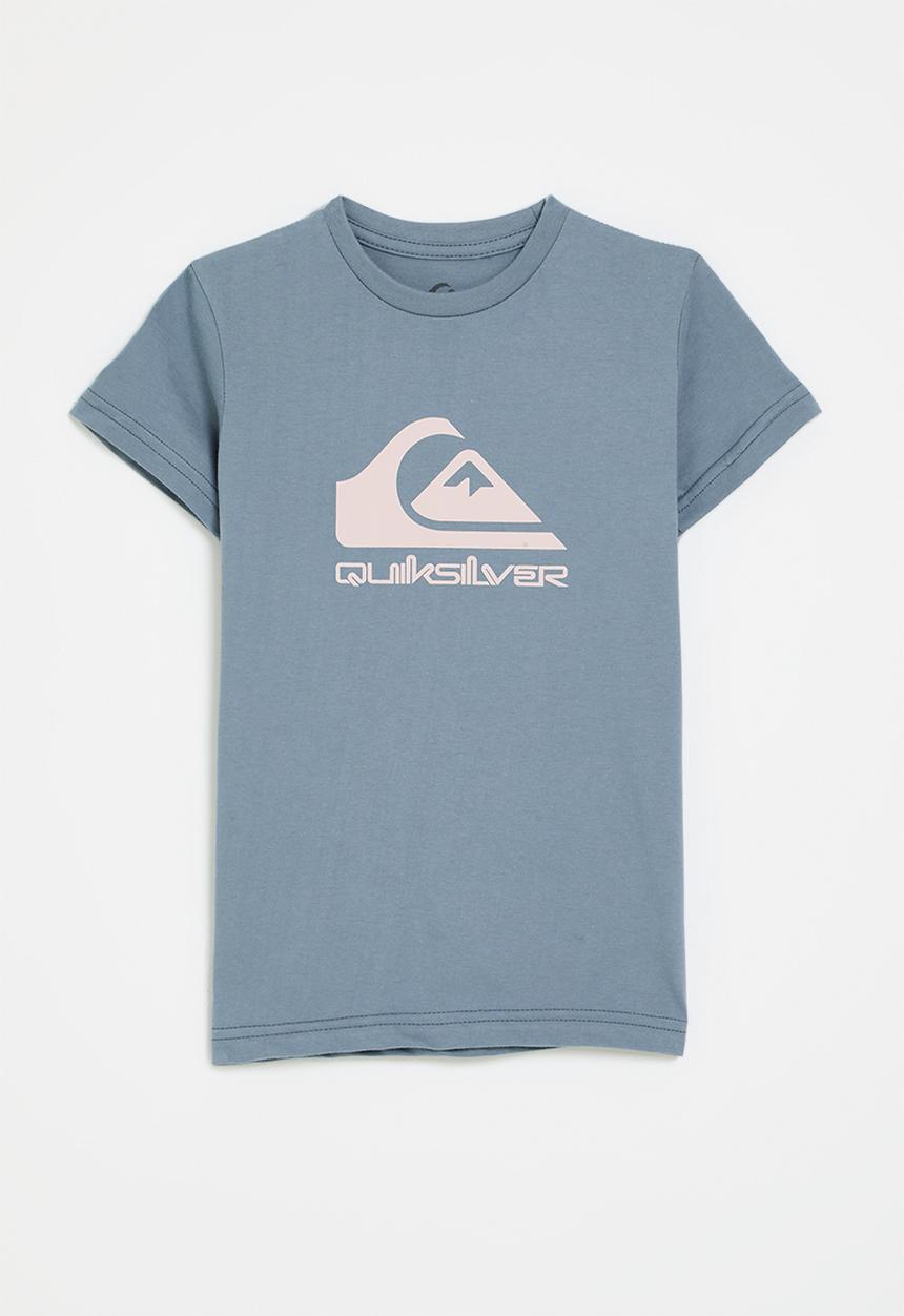 Quiksilver - Corp logo short sleeve boys - flint stone