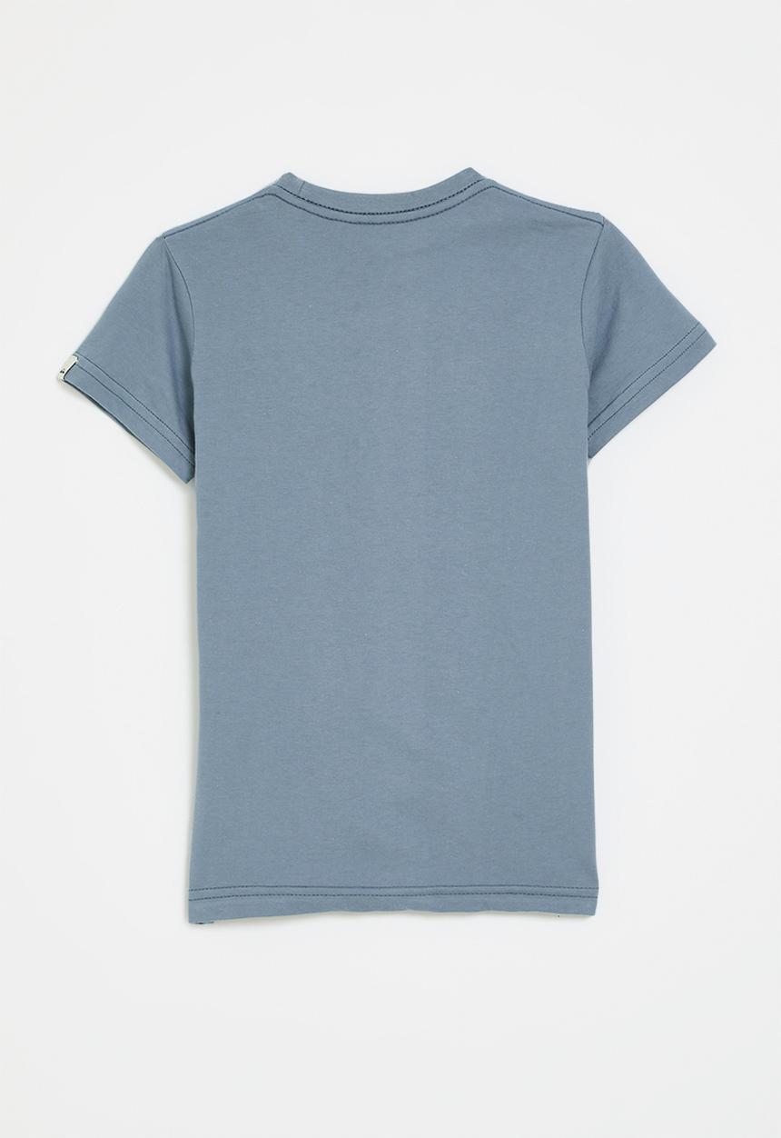 Quiksilver - Corp logo short sleeve boys - flint stone