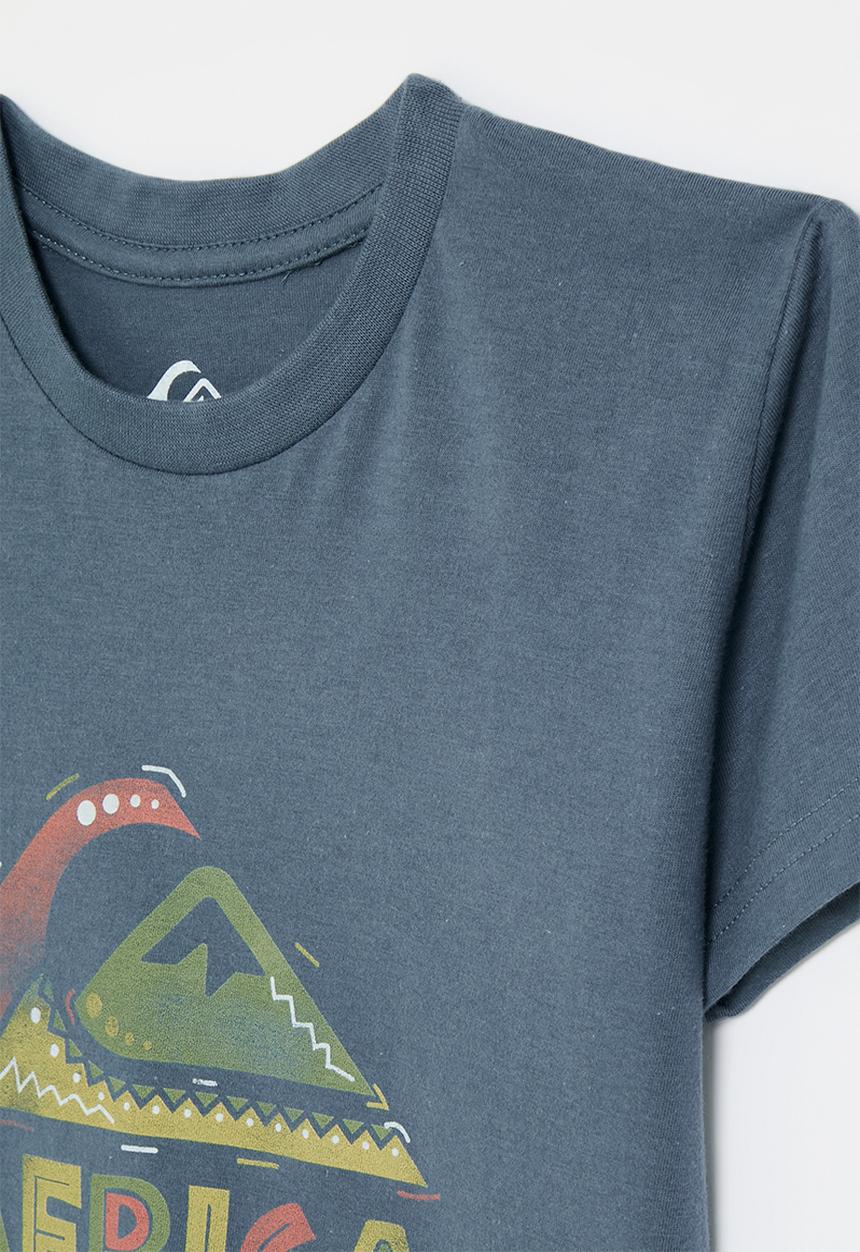 Quiksilver - Africa tribal short sleeve tee pre boy - vintage indigo