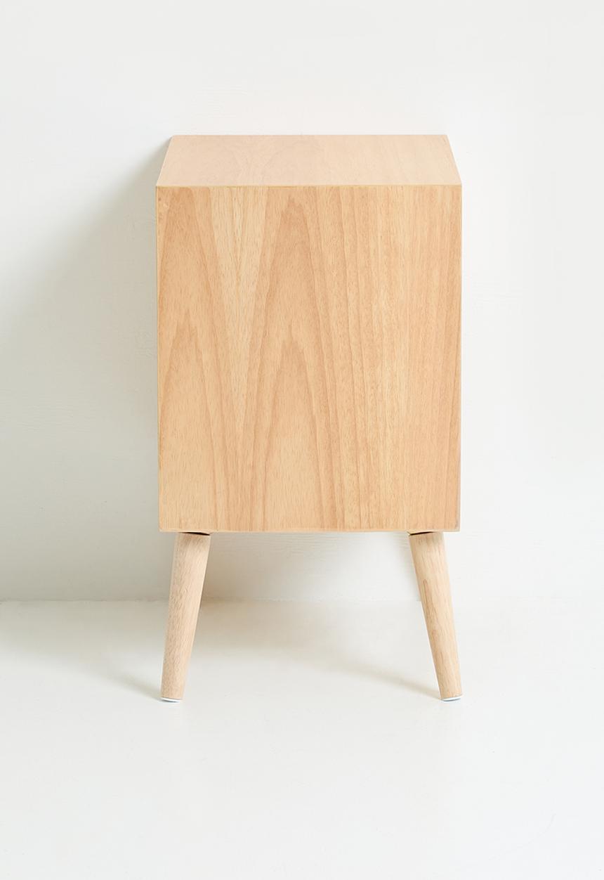Sixth Floor - Junta wooden  bedside table - natural 