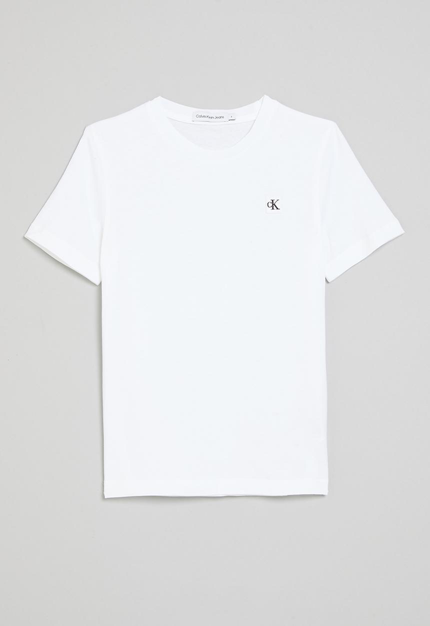 Calvin Klein - Ckjk mono mini badge reg T-shirt kids - bright white