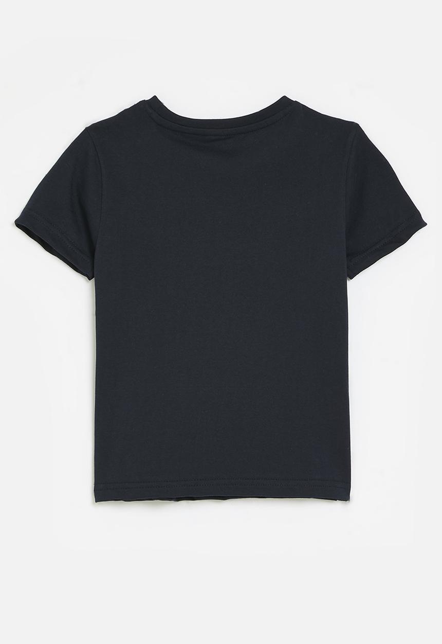 POLO - Girls paige short sleeve foiled tee - navy