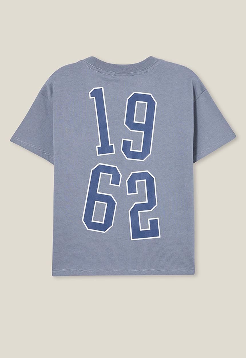 Cotton On - License drop shoulder short sleeve tee - lcn mar steel/spidey 1962