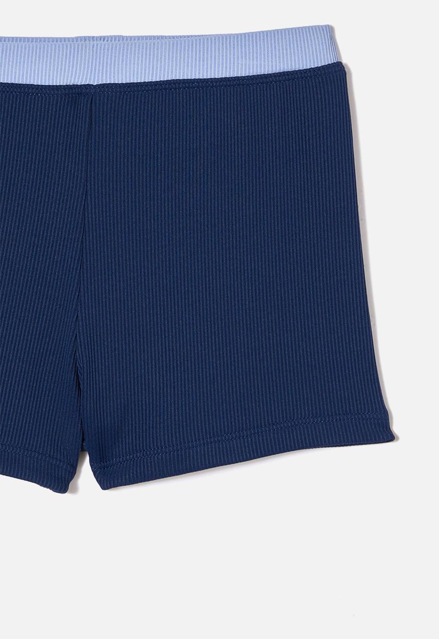 Cotton On - Billy boyleg swim trunk - in the navy/dusk blue splice