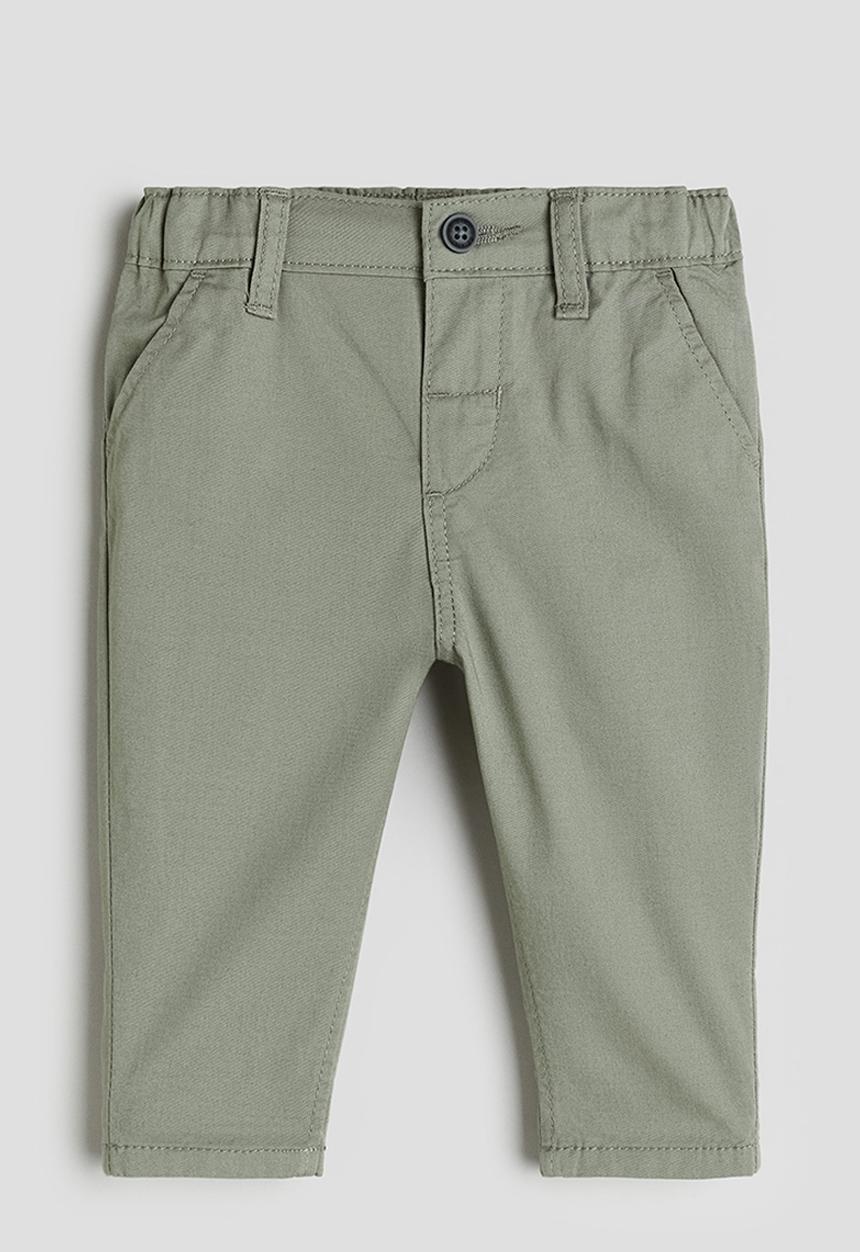 H&M - Cotton chinos - khaki green