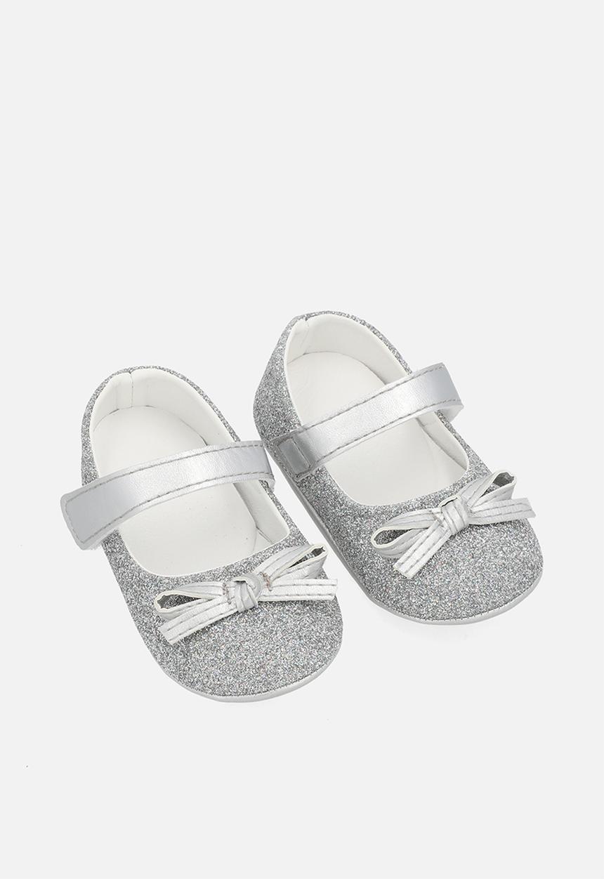 Pop Candy - Bowknot metallic pumps - silver