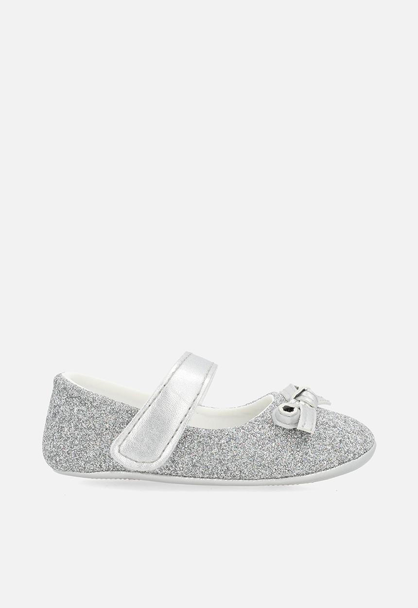 Pop Candy - Bowknot metallic pumps - silver