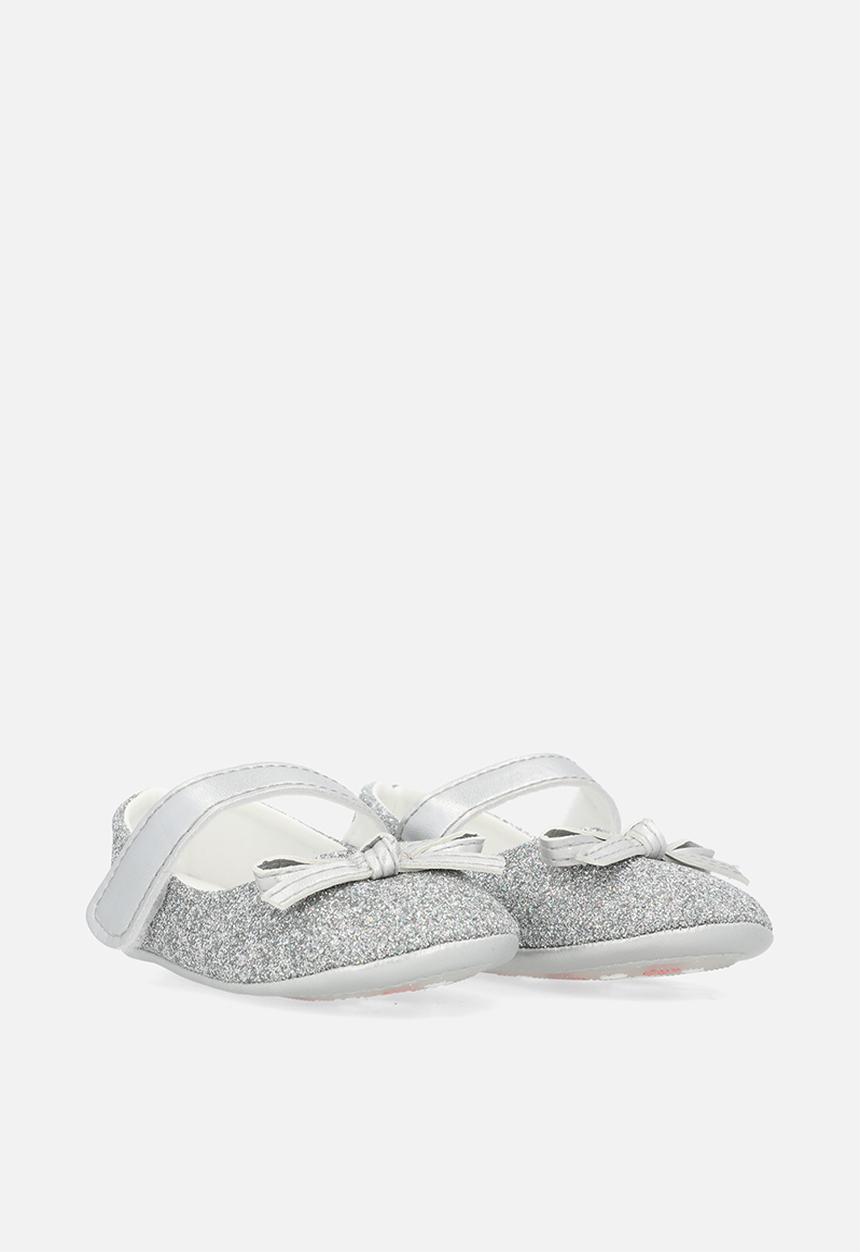Pop Candy - Bowknot metallic pumps - silver