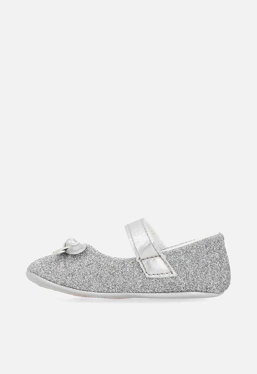 Pop Candy - Bowknot metallic pumps - silver